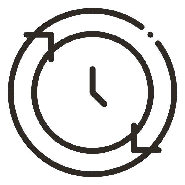 Recovery icon representing rest, restoration and recharging for everyday wellbeing